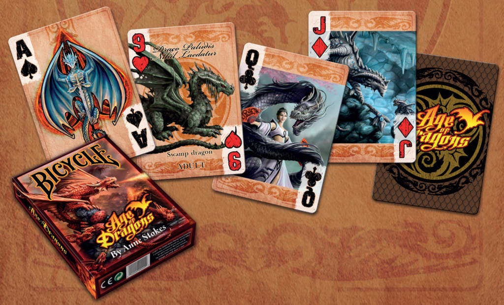 jeu carte poker bicycle age of dragons-1