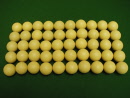 Balles de baby foot en liège, couleur jaune