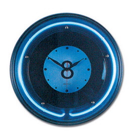 horloge neon bleu b410