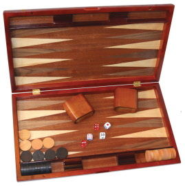 jeu backgammon bois tradition 36cm ln7941
